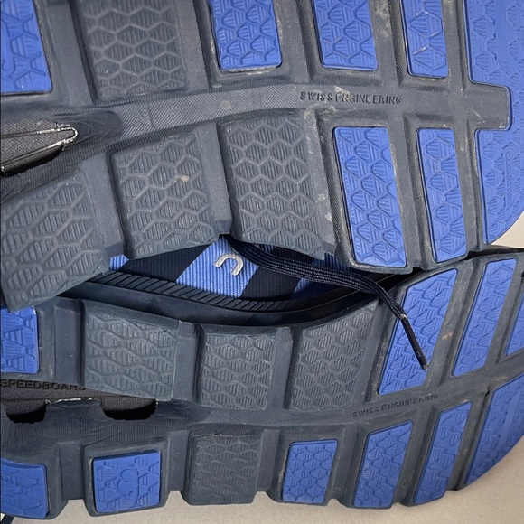 On Running Blue and Gray Athletic Shoes for big boy Tween | Teen - Picture 5 of 5